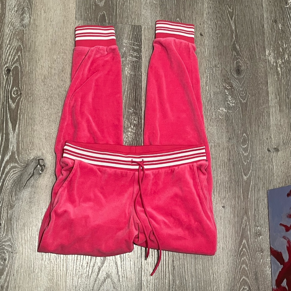 Juicy Couture Velour Track Pants Low rise